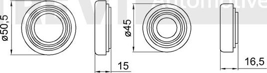 Trevi Automotive WB2101 - Kit cuscinetto ruota autozon.pro