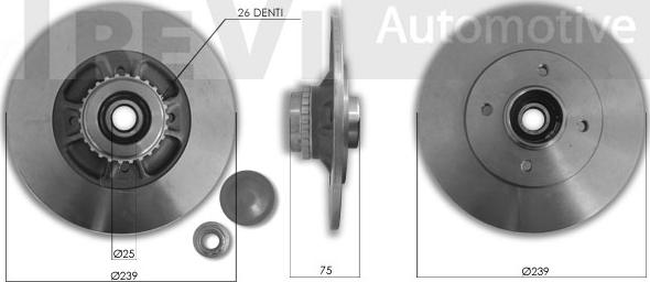 Trevi Automotive WB2294 - Kit cuscinetto ruota autozon.pro