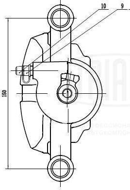 Trialli CF 084729 - Pinza freno autozon.pro