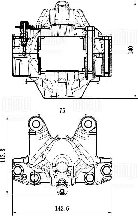 Trialli CF 032010 - Pinza freno autozon.pro