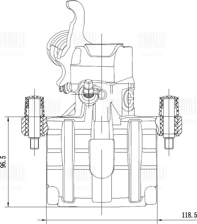 Trialli CF 032194 - Pinza freno autozon.pro