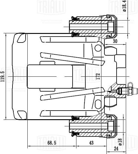 Trialli CF 162161 - Pinza freno autozon.pro