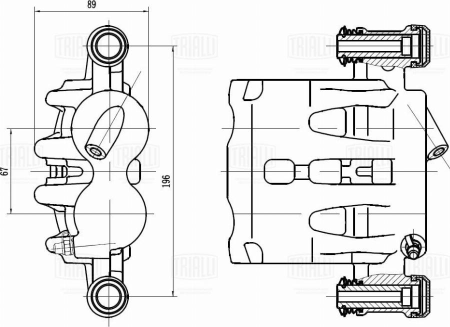 Trialli CF 103565 - Pinza freno autozon.pro