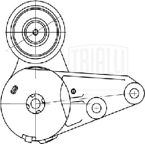 Trialli CM 5463 - Tendicinghia, Cinghia Poly-V autozon.pro