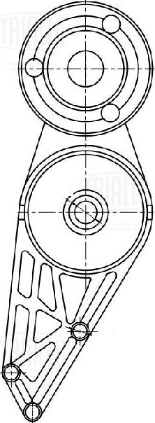 Trialli CM 5422 - Tendicinghia, Cinghia Poly-V autozon.pro