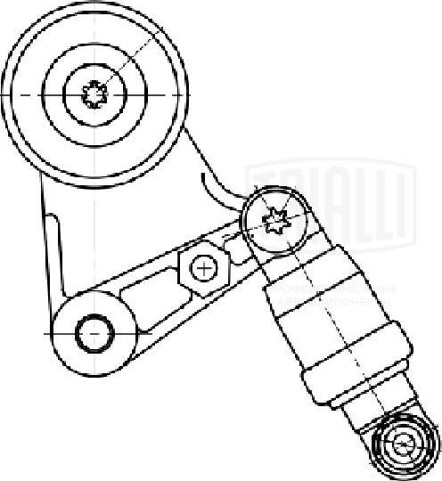 Trialli CM 5500 - Tendicinghia, Cinghia Poly-V autozon.pro