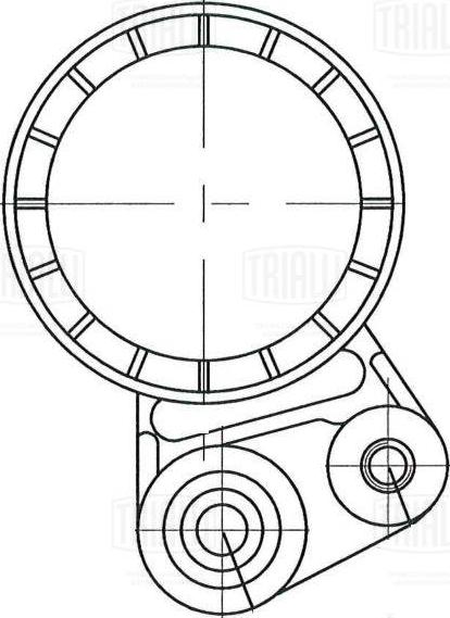 Trialli CM 5363 - Tendicinghia, Cinghia Poly-V autozon.pro