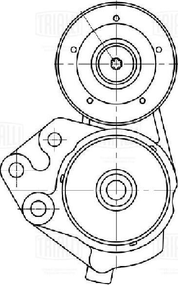 Trialli CM 5381 - Tendicinghia, Cinghia Poly-V autozon.pro