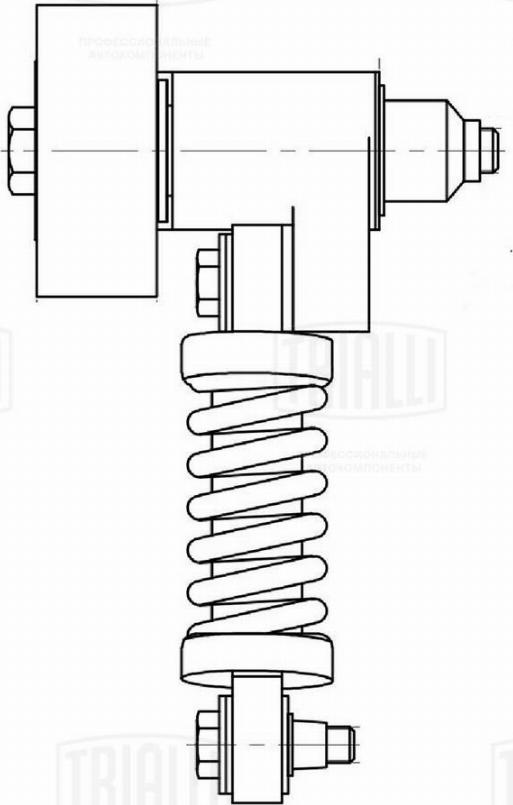 Trialli CM 5323 - Galoppino / Guidacinghia, Cinghia Poly-V autozon.pro