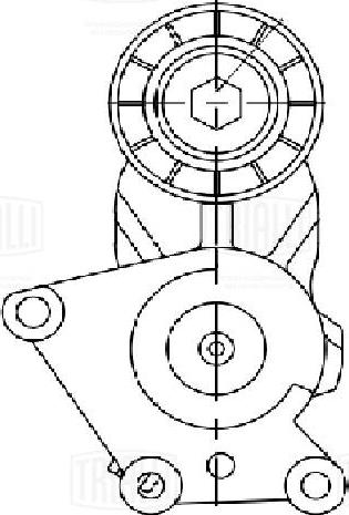 Trialli CM 5275 - Tendicinghia, Cinghia Poly-V autozon.pro