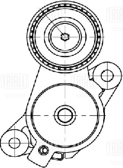 Trialli CM 5756 - Tendicinghia, Cinghia Poly-V autozon.pro