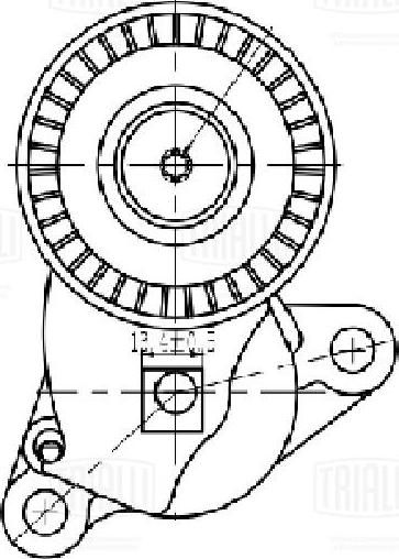 Trialli CM 5726 - Tendicinghia, Cinghia Poly-V autozon.pro