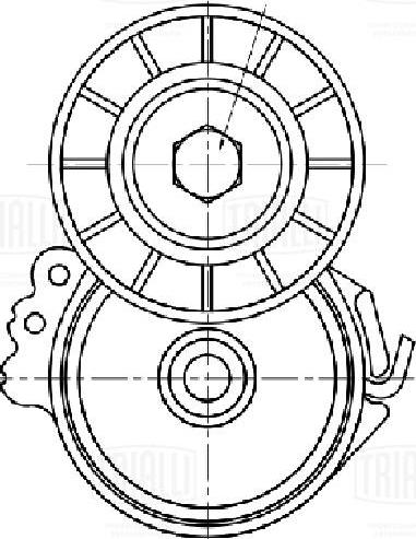 Trialli CM 5728 - Tendicinghia, Cinghia Poly-V autozon.pro