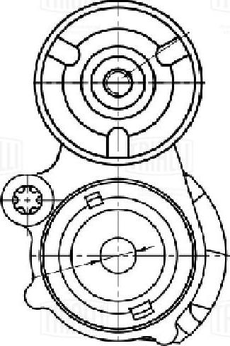 Trialli CM 5722 - Tendicinghia, Cinghia Poly-V autozon.pro