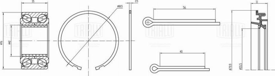 Trialli CS 1999 - Kit cuscinetto ruota autozon.pro