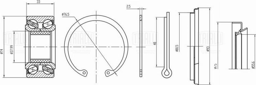 Trialli CS 1993 - Kit cuscinetto ruota autozon.pro