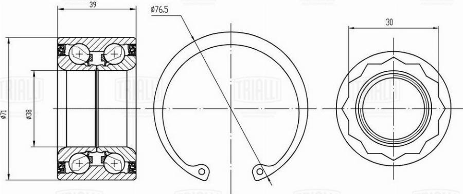 Trialli CS 1971 - Kit cuscinetto ruota autozon.pro