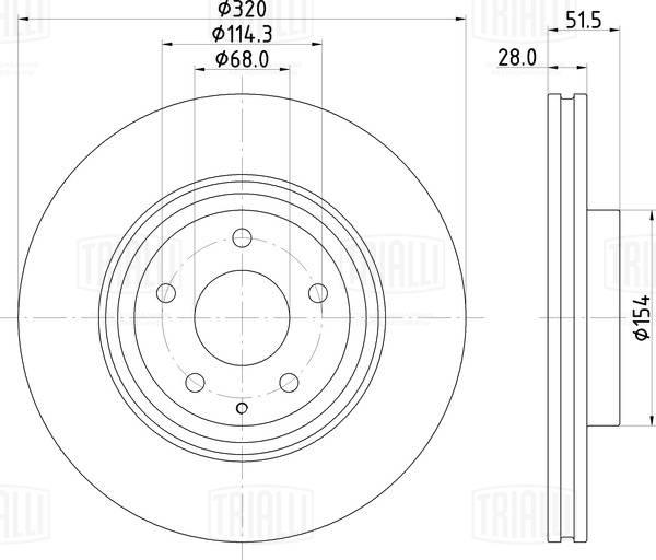 Trialli DF 084419 - Discofreno autozon.pro