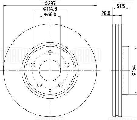 Trialli DF 084512 - Discofreno autozon.pro