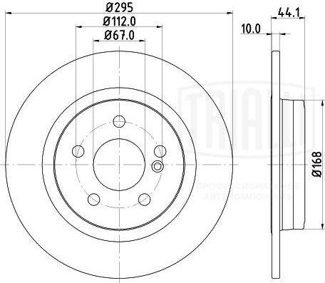 Trialli DF 190442 - Discofreno autozon.pro