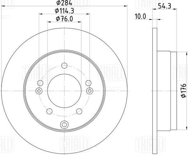 Trialli DF 190128 - Discofreno autozon.pro