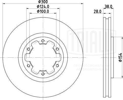 Trialli DF 140122 - Discofreno autozon.pro