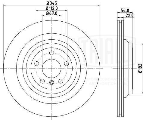 Trialli DF 155110 - Discofreno autozon.pro