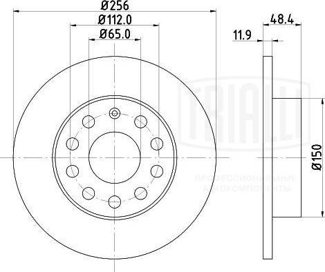 Trialli DF 180115 - Discofreno autozon.pro