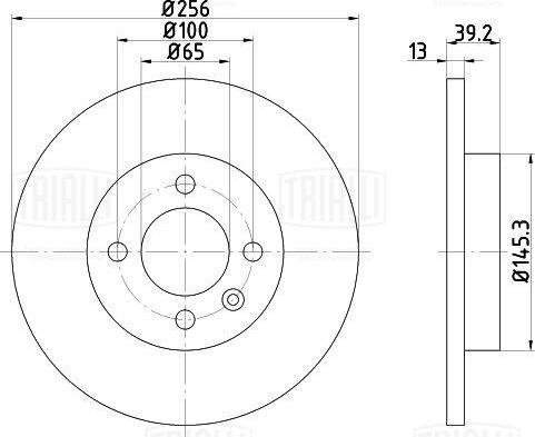 Trialli DF 180124 - Discofreno autozon.pro