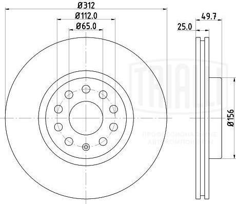 Trialli DF 180121 - Discofreno autozon.pro