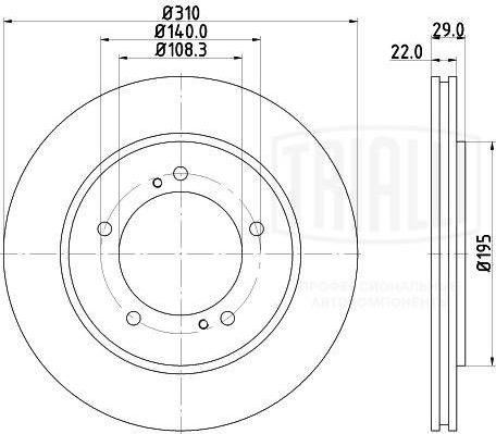 Trialli DF 240110 - Discofreno autozon.pro