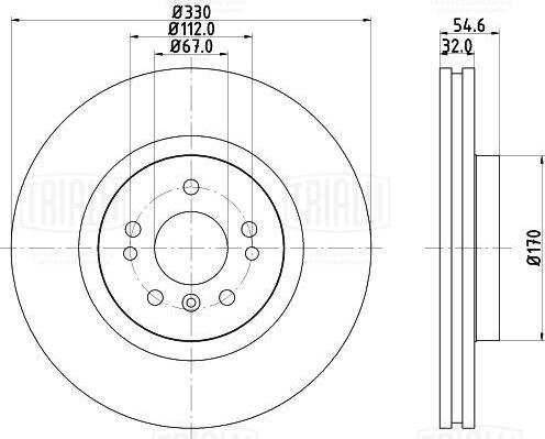 Trialli DF 265319 - Discofreno autozon.pro