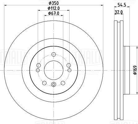 Trialli DF 265318 - Discofreno autozon.pro