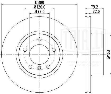 Trialli DF 261007 - Discofreno autozon.pro