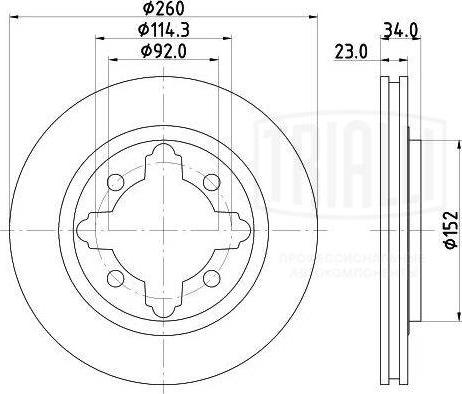 Trialli DF 230104 - Discofreno autozon.pro