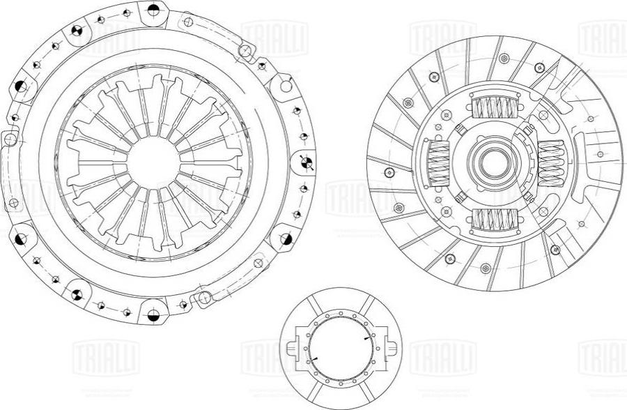 Trialli FR 0816 - Kit frizione autozon.pro