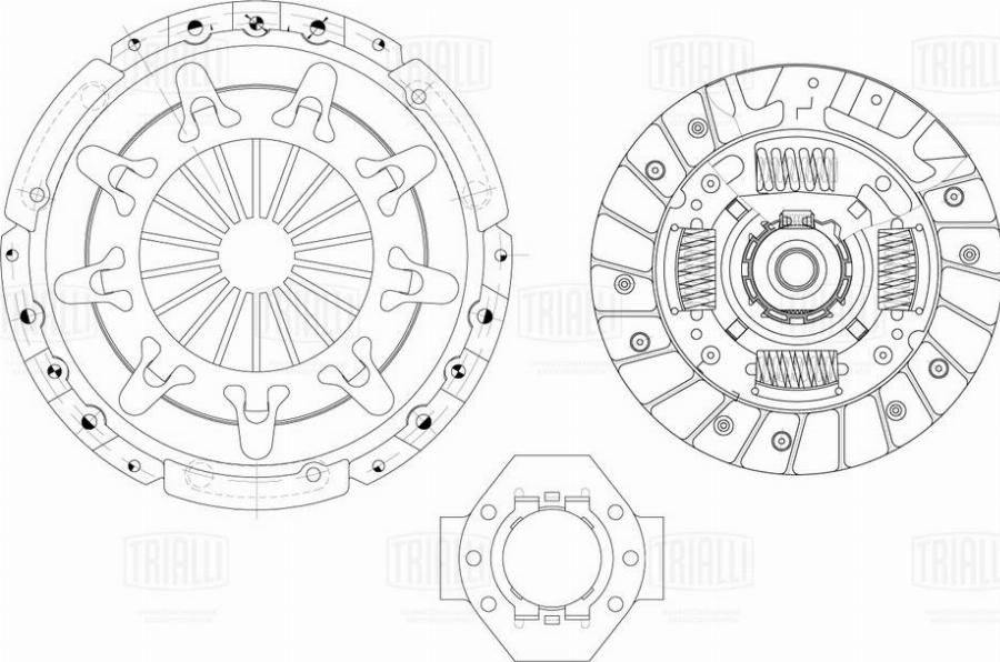 Trialli FR 1611 - Kit frizione autozon.pro