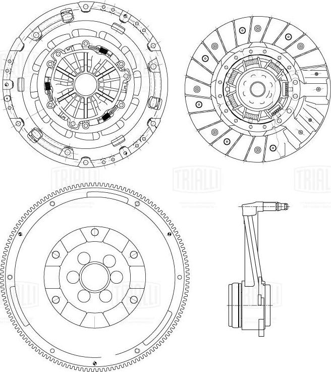 Trialli FR 1817 - Kit frizione autozon.pro