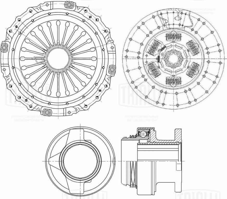 Trialli FR 824 - Kit frizione autozon.pro