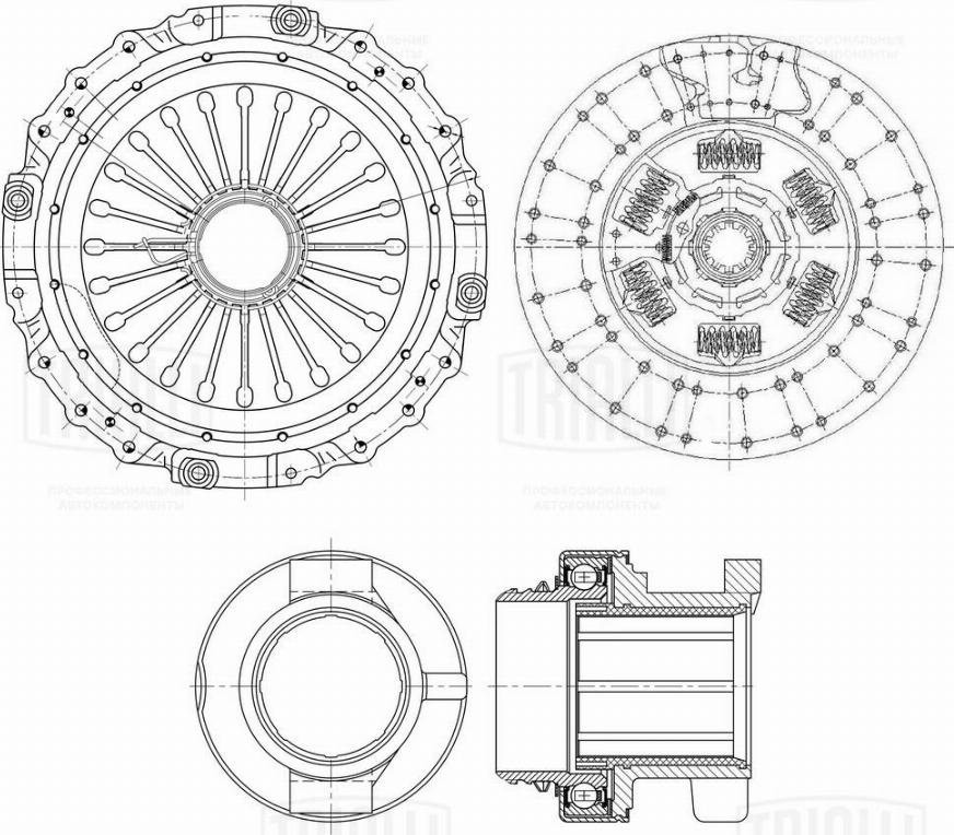 Trialli FR 821 - Kit frizione autozon.pro