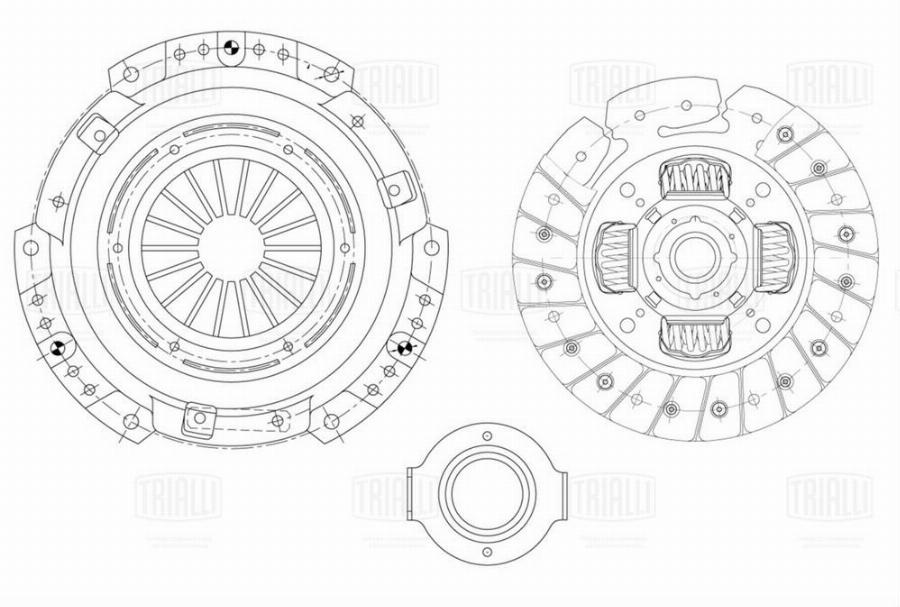 Trialli FR 2405 - Kit frizione autozon.pro