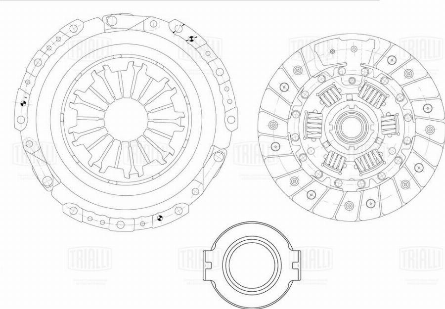 Trialli FR 2304 - Kit frizione autozon.pro