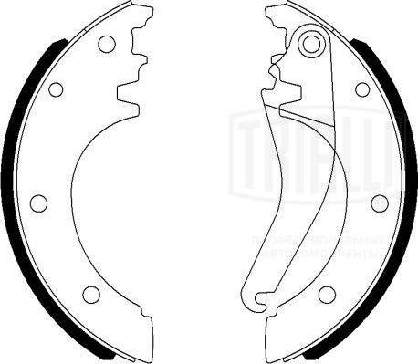 Trialli GF 4405 - Kit ganasce freno autozon.pro