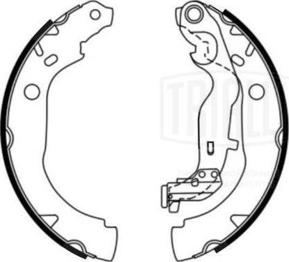 Trialli GF 4412 - Kit ganasce freno autozon.pro