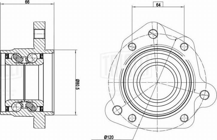 Trialli MR 2390 - Cuscinetto ruota autozon.pro