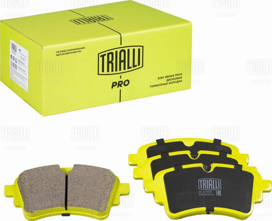 Trialli PF 4475CR - Kit pastiglie freno, Freno a disco autozon.pro