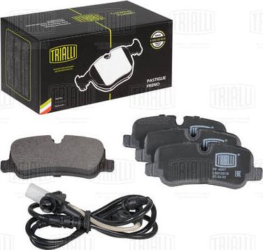 Trialli PF 4047 - Kit pastiglie freno, Freno a disco autozon.pro