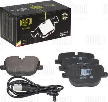 Trialli PF 4050 - Kit pastiglie freno, Freno a disco autozon.pro