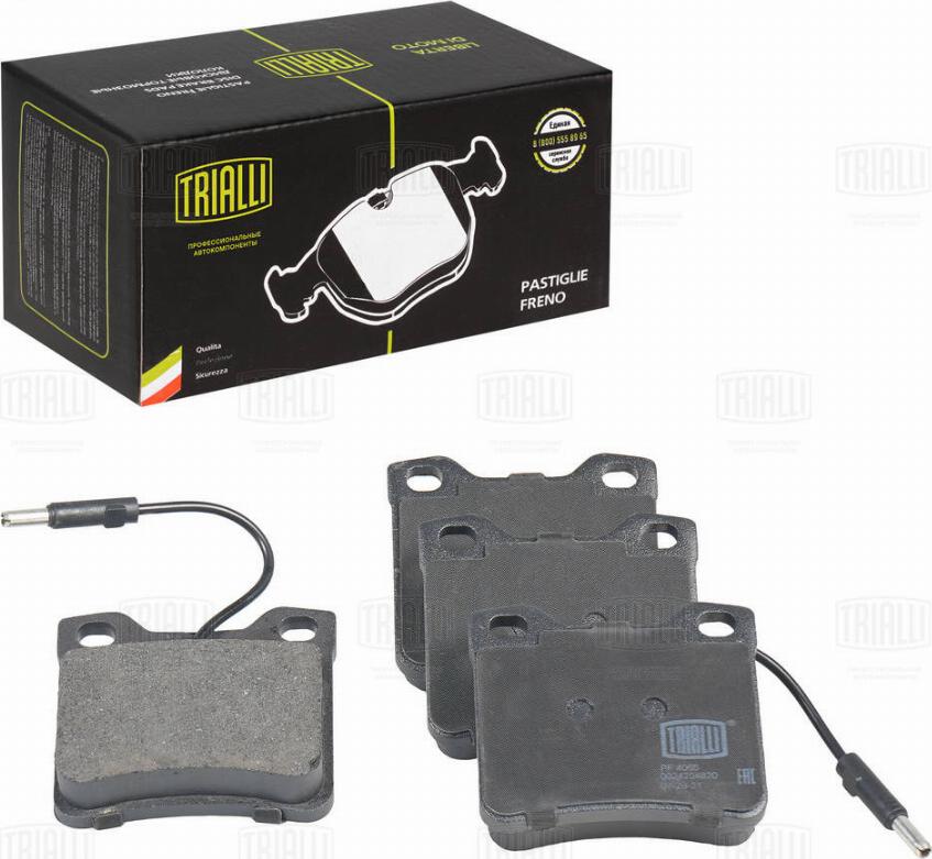 Trialli PF 4065 - Kit pastiglie freno, Freno a disco autozon.pro