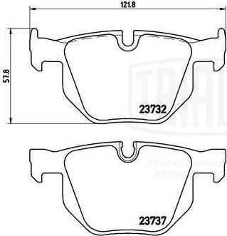 Trialli PF 4006 - Kit pastiglie freno, Freno a disco autozon.pro